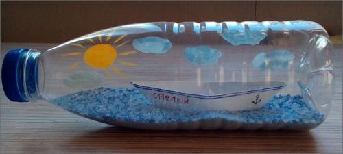 Поделки из пластиковых бутылок в школу. Пластиковые фантазии или поделки из бутылок для школы