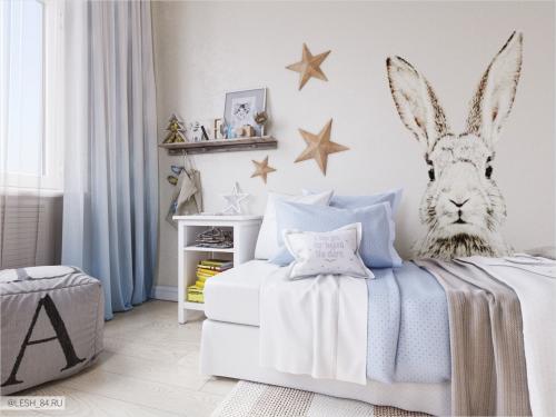 Современный светлый дизайн квартиры 10