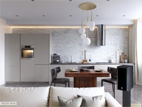 Современная трехкомнатная квартира 10