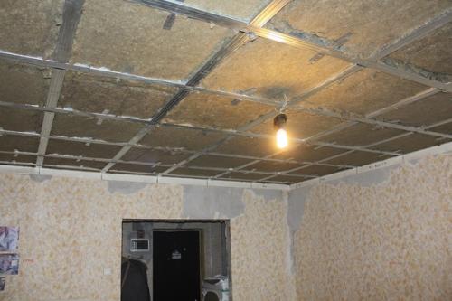 ГВЛ гкл звукоизоляция. Звукоизоляция потолка.