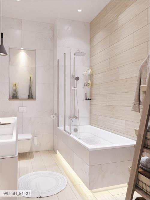 Современный светлый дизайн квартиры 11