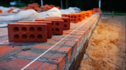 Кладка цоколя . 5 кирпича. Технология кладки «В полтора кирпича»