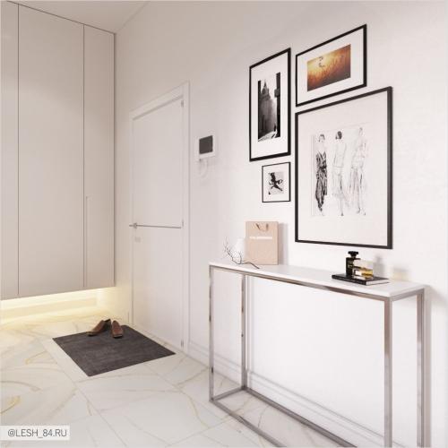 Современный светлый дизайн квартиры 02