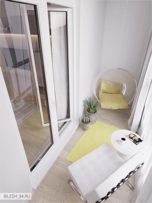 Современный светлый дизайн квартиры 08