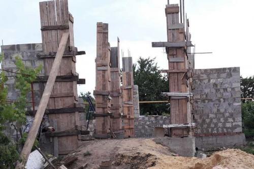 Колонны из шлакоблока. Колонны из бетона