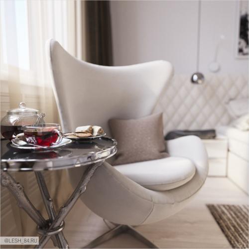 Современный светлый дизайн квартиры 05