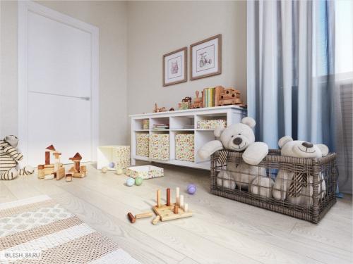 Современный светлый дизайн квартиры 09