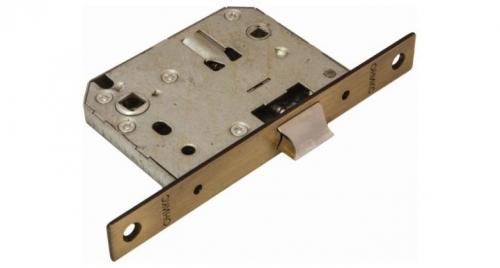 Устройство замка врезного с защелкой. Механизм секретки 05