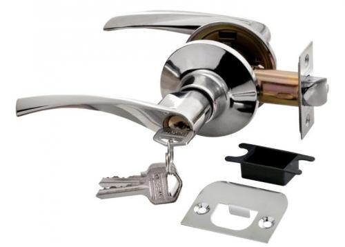 Устройство замка врезного с защелкой. Механизм секретки 01