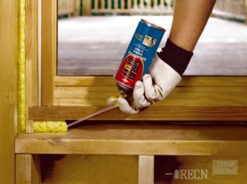 Затирка для деревянных окон. Технология герметизации деревянных окон своими руками