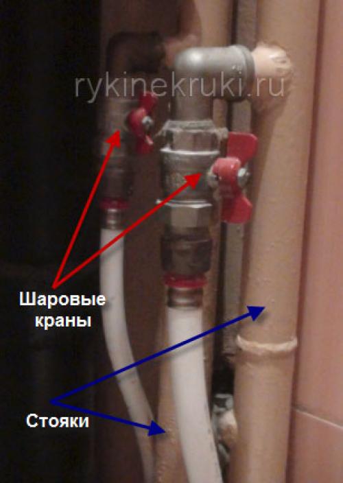 В какую сторону крутить кран, чтобы перекрыть воду. Как перекрыть стояки водоснабжения по горячей и холодной воде