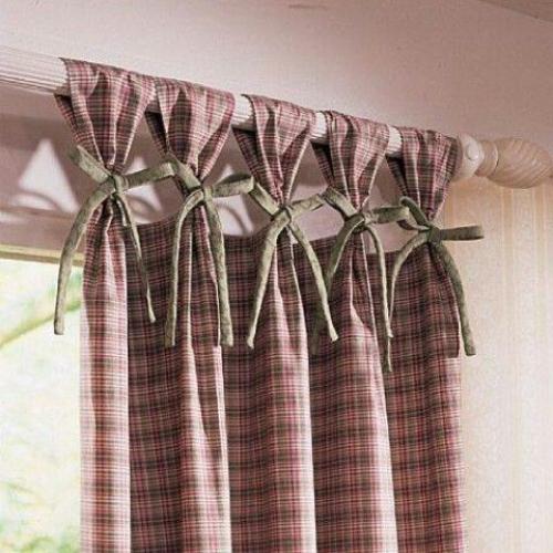 Варианты креплений для штор 07