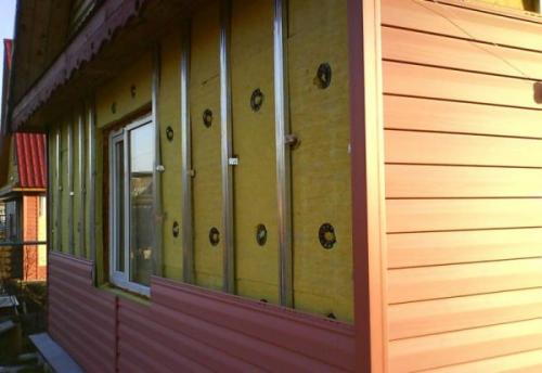 Обшить кирпичный дом деревом. Для каменного дома