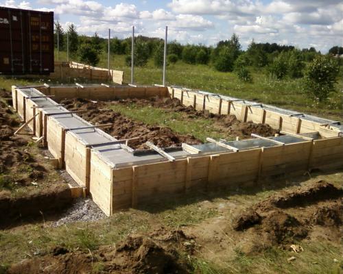 Как залить фундамент под баню. Проведение подготовительных работ