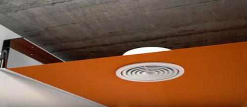 Вентиляция в натяжном потолке. СТАНДАРТНАЯ УСТАНОВКА ПОЛОТНА