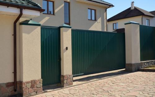 Ворота распашные из профнастила своими руками чертежи. Ворота из профнастила — 135 фото, как установить своими руками разные типы ворот