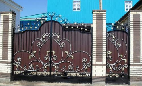 Современные ворота для дома. Ворота своими руками – 120 фото, чертежей и эскизов не сложных современных и классических вариантов ворот