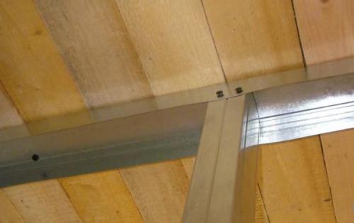 Монтаж профиля стоечного. Монтаж вертикального стоечного профиля