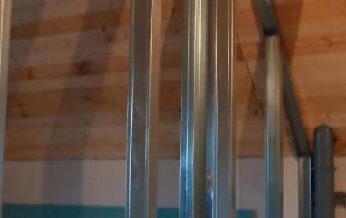 Монтаж профиля стоечного. Монтаж вертикального стоечного профиля