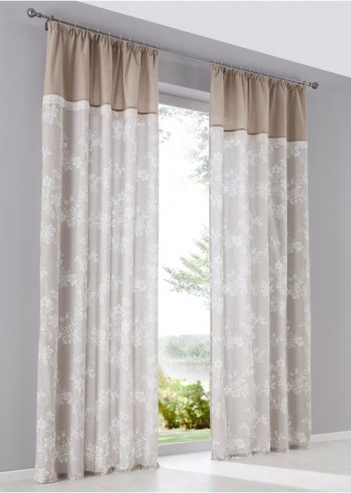 Варианты комбинированных штор 04