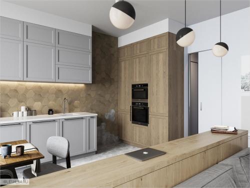 Дизайн-проект в квартире 101 кв. м. в ЖК Граф Орлов 01