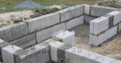 Ленточный фундамент из фбс. Что такое блоки под фундамент