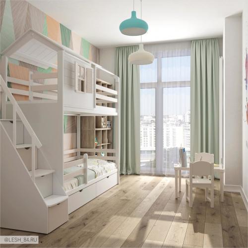 Дизайн-проект в квартире 101 кв. м. в ЖК Граф Орлов 12