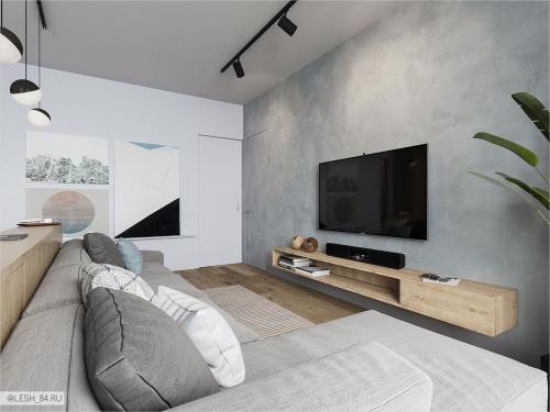 Дизайн-проект в квартире 101 кв. м. в ЖК Граф Орлов 03