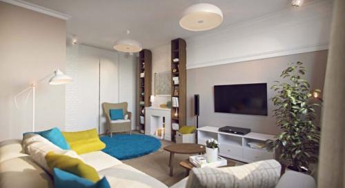 Дизайн-проект однокомнатной квартиры 43 кв. м 03