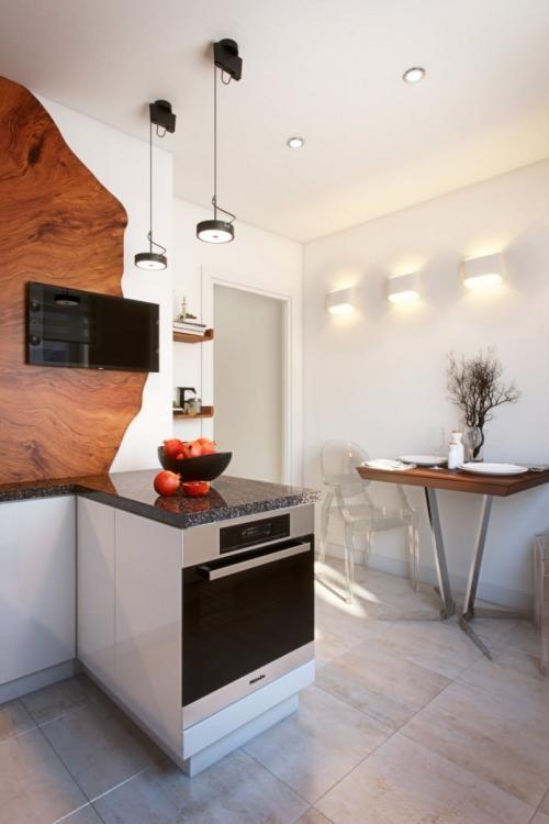 Стильный интерьер однокомнатной квартиры 36 кв. м 07