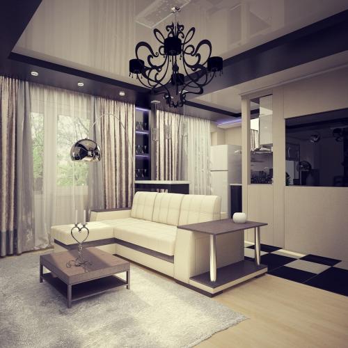 Дизайн интерьера квартиры 40 м2 03