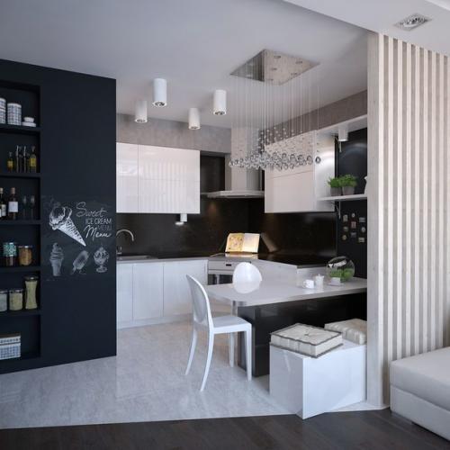 Дизайн однокомнатной квартиры 02