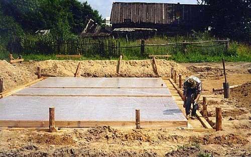 Плитный фундамент. Как сделать Плитный фундамент своими руками: Пошаговая инструкция для дома и бани +Видео