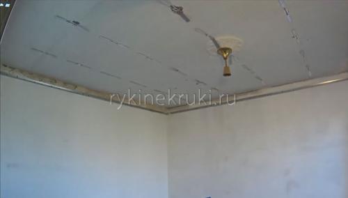 Каркас для гипсокартона потолок. Уро. Как сделать каркас для гипсокартона на потолке
