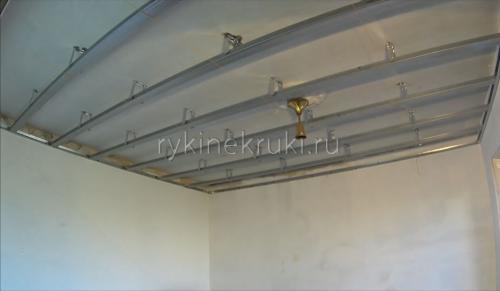Каркас для гипсокартона потолок. Уро. Как сделать каркас для гипсокартона на потолке