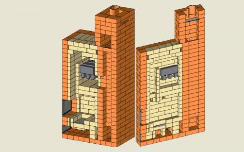 Банная печь с закрытой каменкой из кирпича. Какую печь можно построить для бани? 06