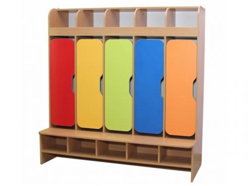 Шкафчики для раздевалок детский сад. Разнообразие моделей