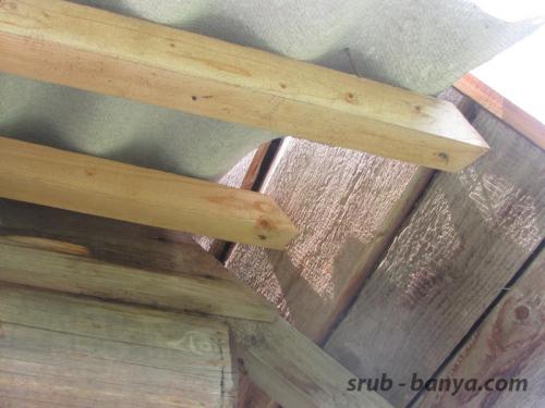 Козырек на фронтоне дома. Как сделать кобылки на фронтоне