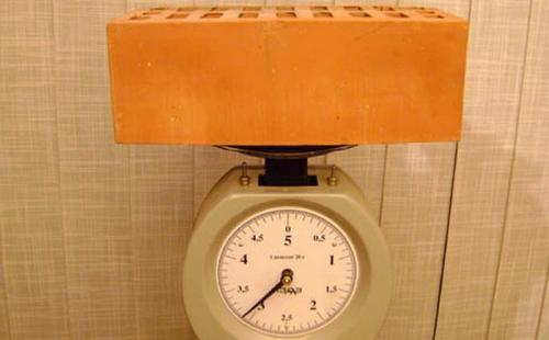 Вес силикатного кирпича 250х120х88. Вес одинарного, полуторного и двойного силикатного кирпича