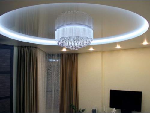 Двухуровневый натяжной потолок. Двухуровневые натяжные потолки