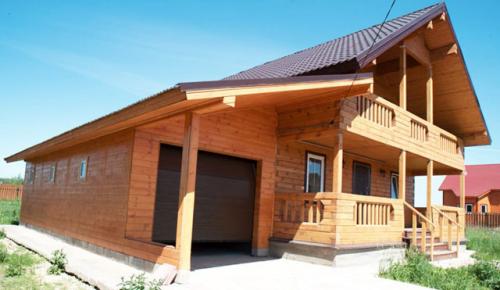 Примыкание двухскатной крыши к односкатной. Расчет уклона ската односкатной крыши 02