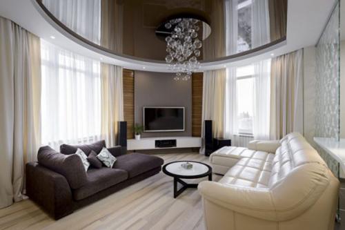 Двухуровневый натяжной потолок. Двухуровневые натяжные потолки