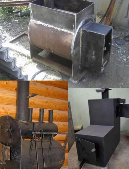 Металлическая печь своими руками чертежи. Чертежи банной печи из металла – строим печь своими руками