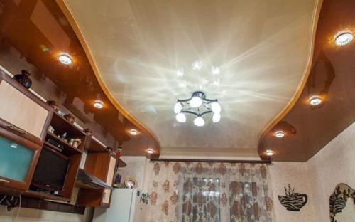 Двухуровневый натяжной потолок. Двухуровневые натяжные потолки