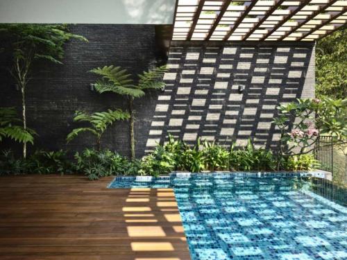 Дизайн Двора частного дома с беседкой. Современный Дизайн Двора Частного Дома   Креативное ландшафтное решение