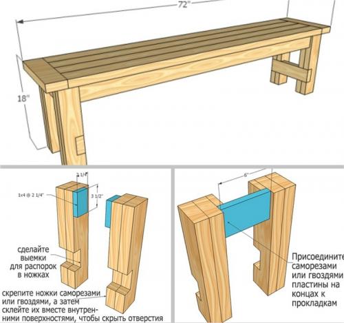 Скамейка своими руками из металла со спинкой чертежи. Лавочка своими руками: простые и сложные конструкции для новичков и профессионалов (150 фото-идей)