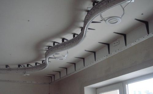 Багет фиксирующий профиль стеновой для натяжного потолка. Виды профиля