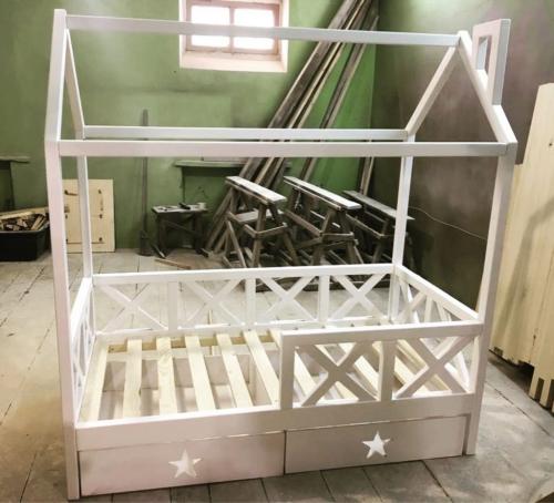 Детская кровать своими руками из дерева. Детская кровать своими руками. Как собрать кровать для детей, двухъярусная, кровать-домик, чердак, трансформер