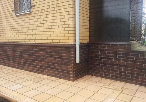 Виды сайдинга под кирпич. Особенности цокольного сайдинга под кирпич