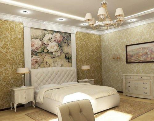 Моющиеся обои для спальни. Красивые обои в спальню: виды и способы комбинирования